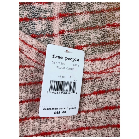 Free People Island Girl Hacci Stripe Tee - Picture 4 of 4